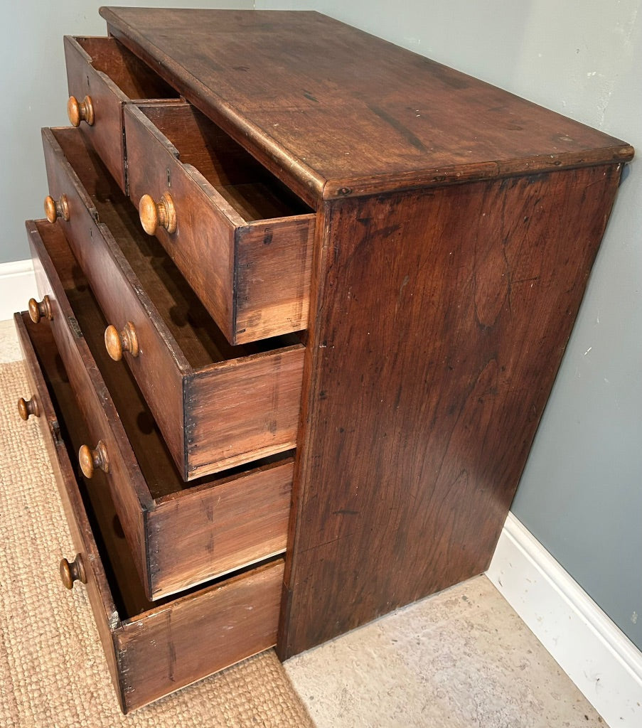 Antique Dark Chest of Drawers