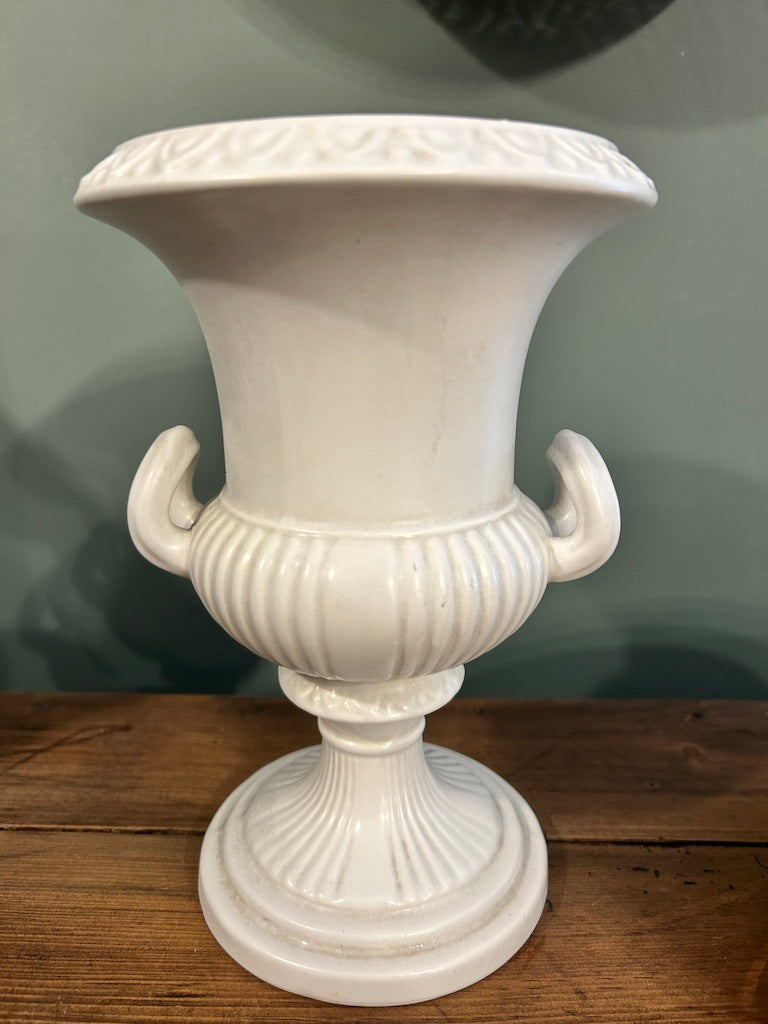 Vintage Dartmouth Pottery White Vase