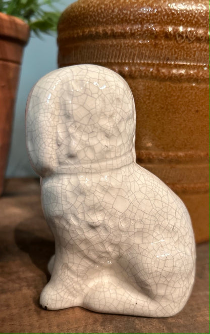 Small Vintage Staffordshire Dog