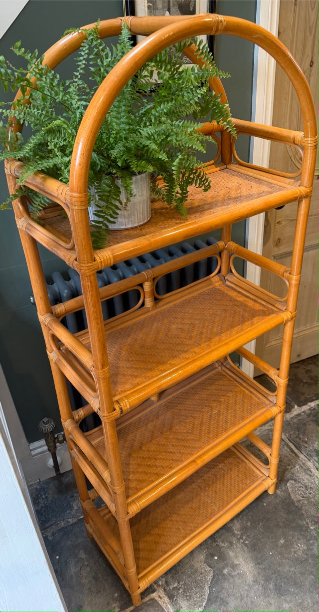 Vintage Bamboo Shelves