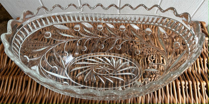 Vintage Glass Mantel Bowl