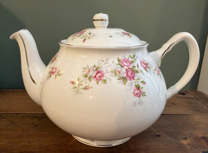 Pretty Pink Floral -Duchess June Bouquet Tea Pot - Bone China