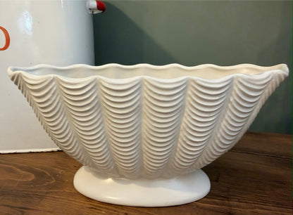 Vintage Dartmouth Pottery White Mantel Vase