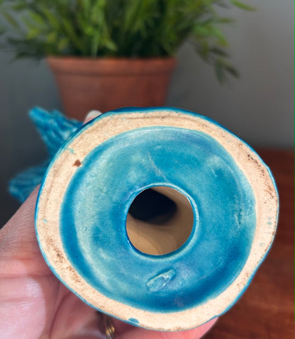 Antique Turquoise Cockerel Rooster Ornament - Chinese