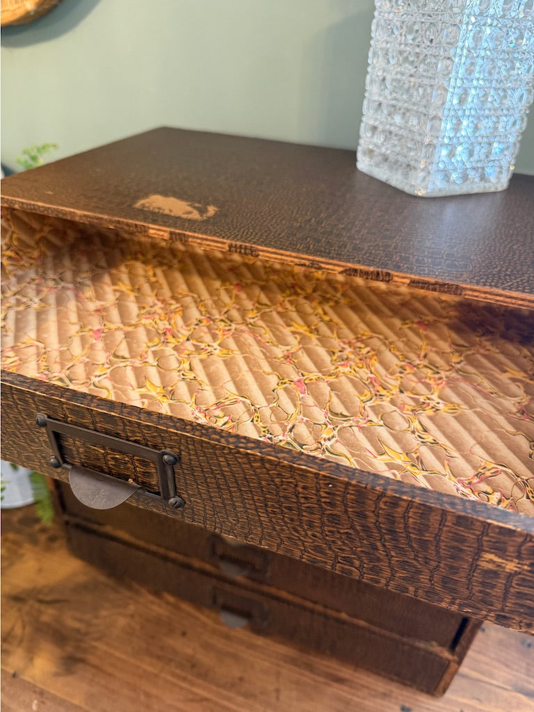 Vintage Mid Century Desk Top Drawers