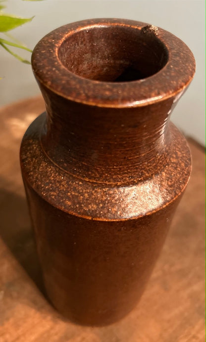 Vintage Stone ware Jar - Antique Vessel