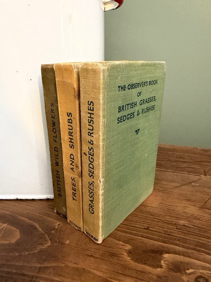 Job lot Set of 3 Vintage Observer Book Bundle
