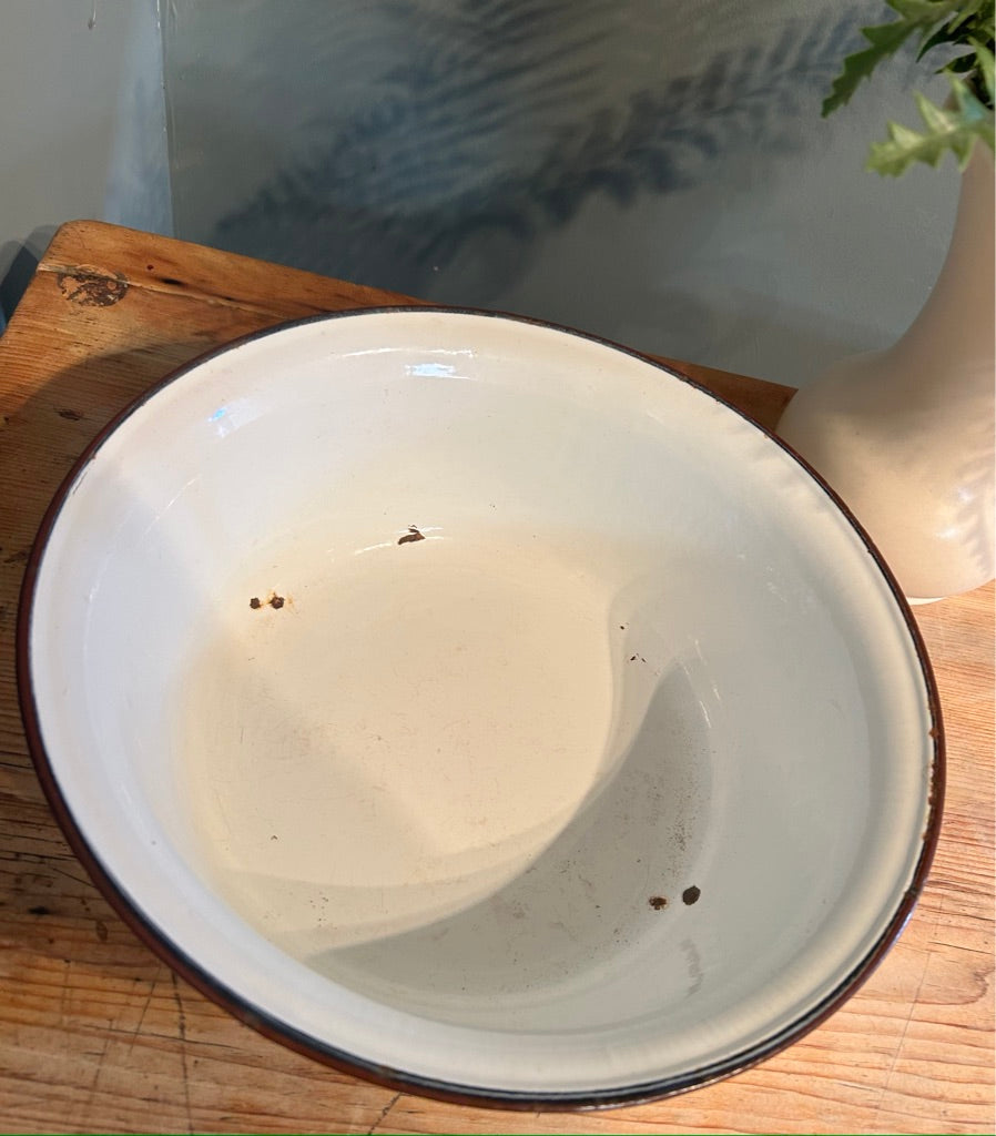 Vintage Enamel Bowl
