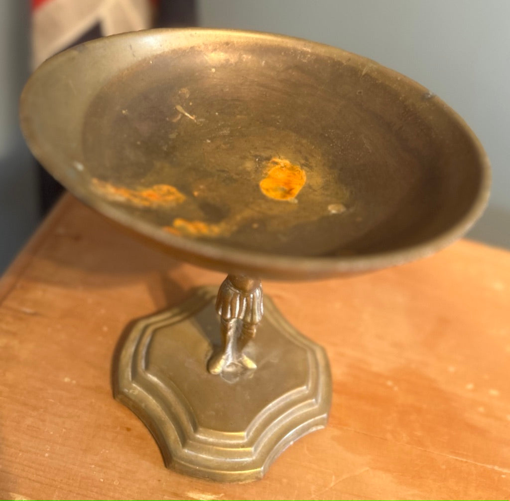 Vintage Brass Fruit Bowl