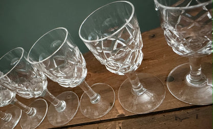 Set of 6 Vintage Sherry / Port Glasses