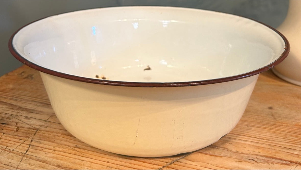 Vintage Enamel Bowl