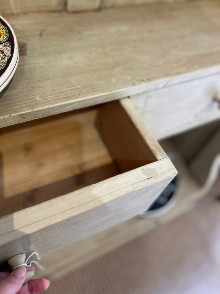 Rustic Vintage Painted Antique Pine Boho Shelves