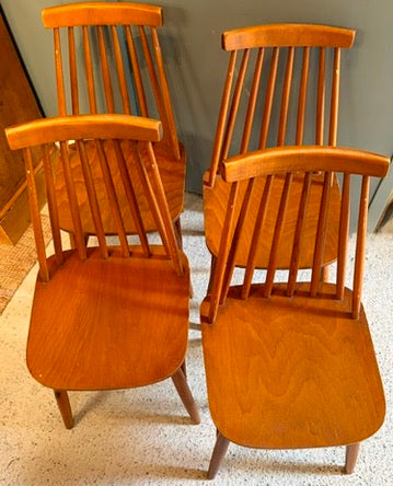 Vintage Retro Set of 4 Chairs
