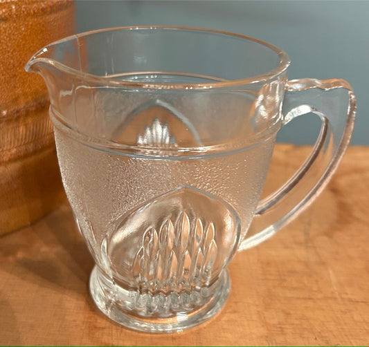 Vintage Glass Milk Jug