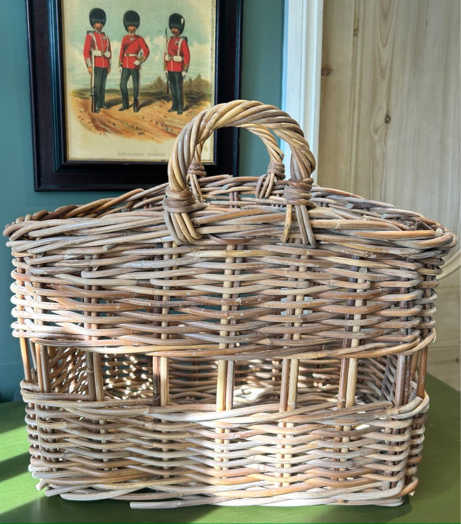 Vintage Handled Basket