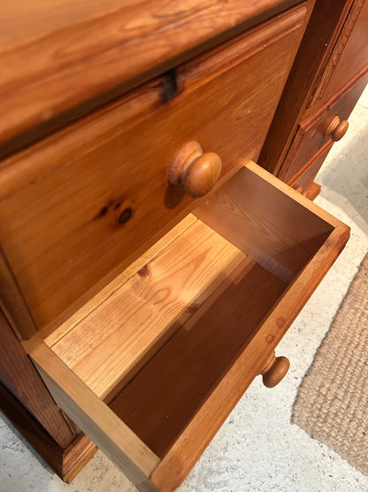 Pair of Pine Bedside Drawers