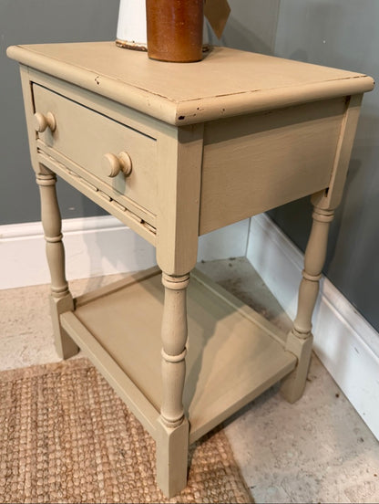 Vintage Painted Side Table / Bedside