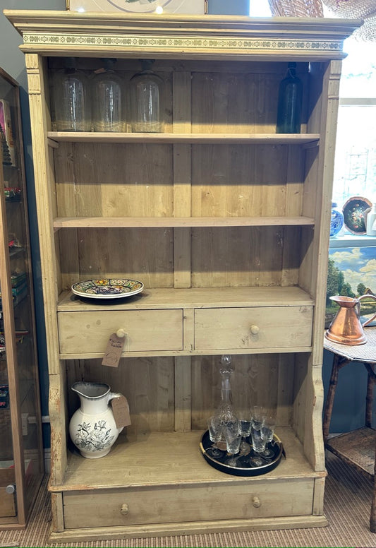 Rustic Vintage Painted Antique Pine Boho Shelves