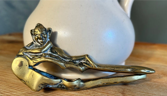 Vintage Brass Collectable Nut Cracker