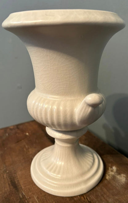 Vintage Dartmouth Pottery White Vase