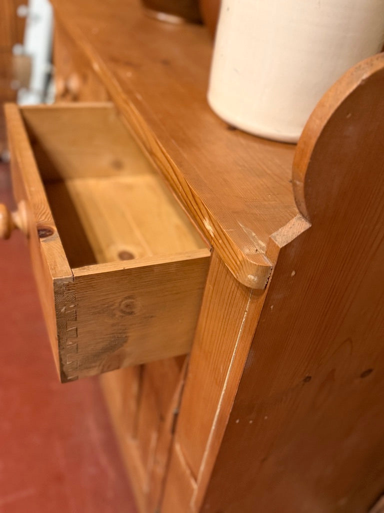 Antique Pine Kitchen Dresser