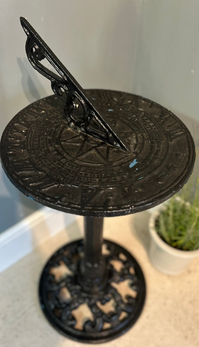 Vintage Painted Sundial