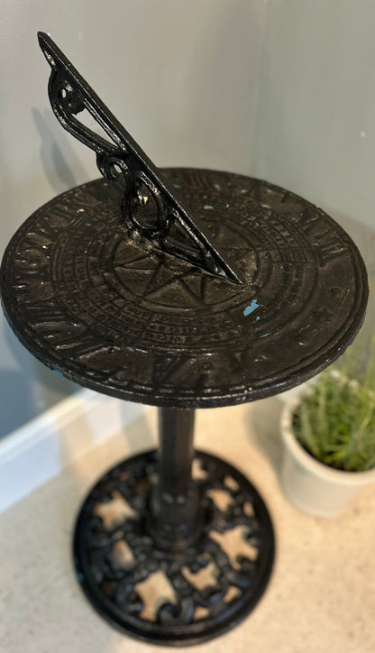 Vintage Painted Sundial