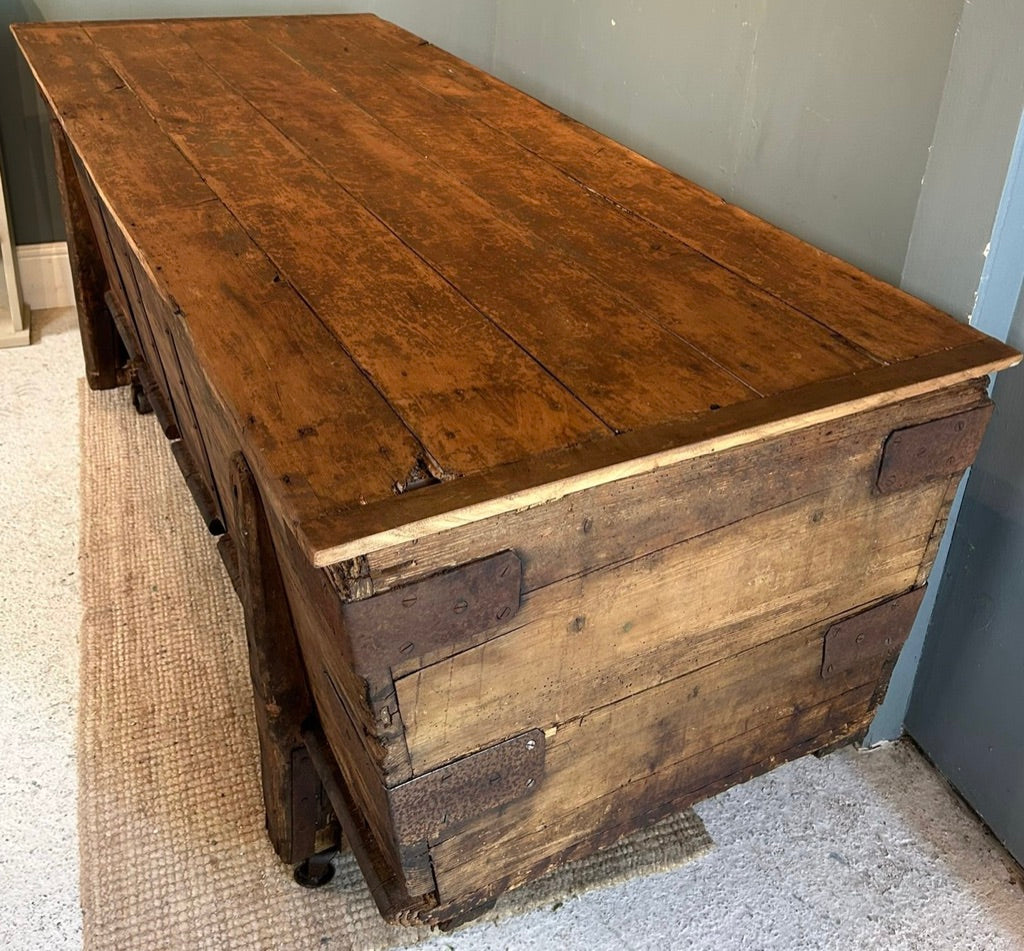 Large Antique Reclaimed Rustic Trough