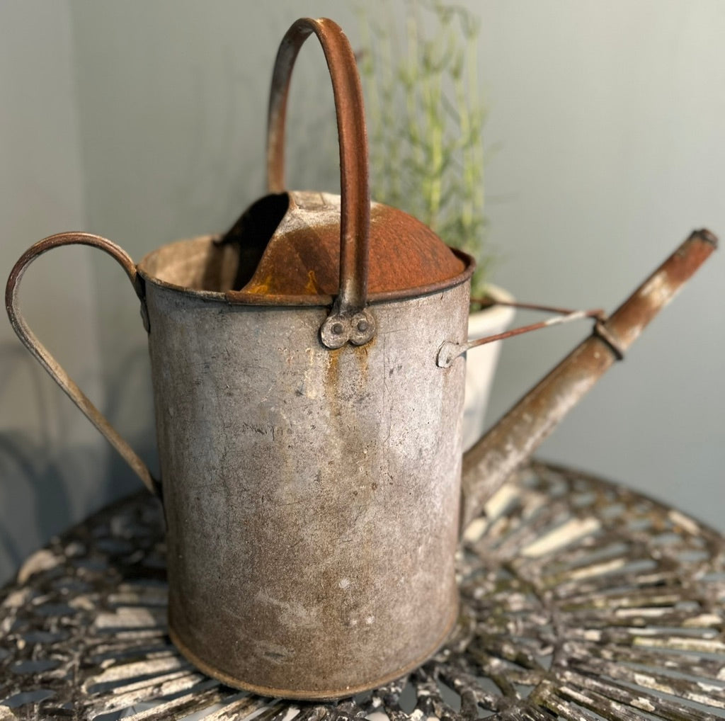 Vintage Rusty Galvanised Watering Can