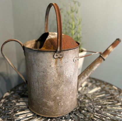 Vintage Rusty Galvanised Watering Can