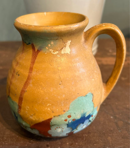 Vintage Hand Painted Pottery Pot