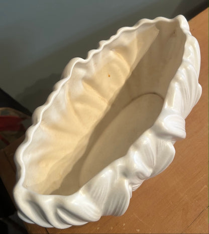 Vintage Sylvac Pottery White Mantel Vase