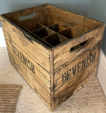 Vintage Wooden Box / Crate - Devenish
