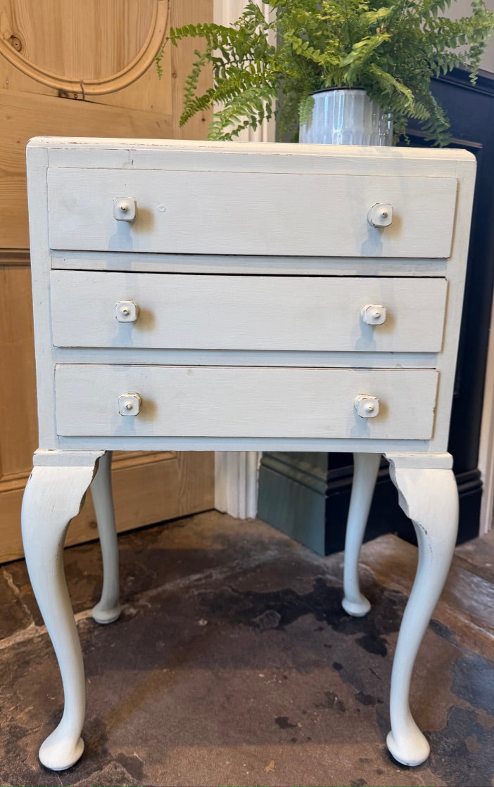 Vintage Painted Bedside Drawers