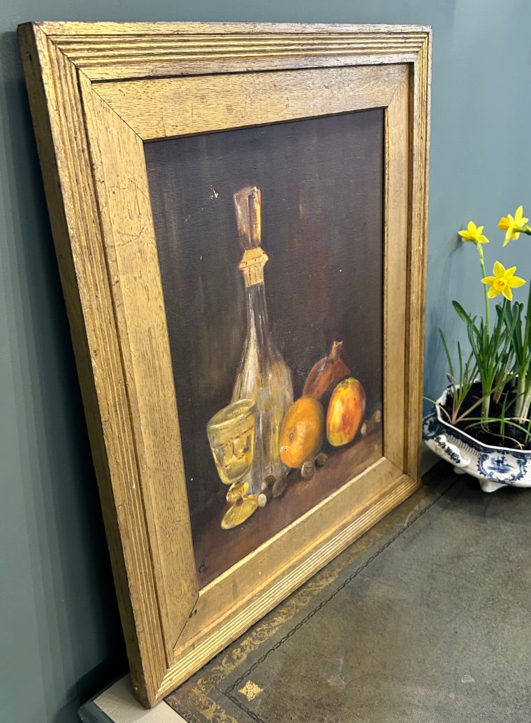 Antique Framed Still Life Painting