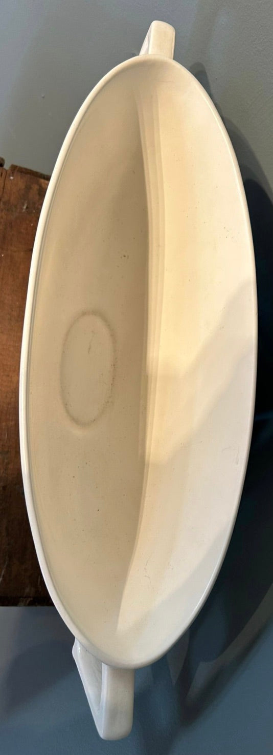 Vintage Wedgewood Pottery White Mantel Vase
