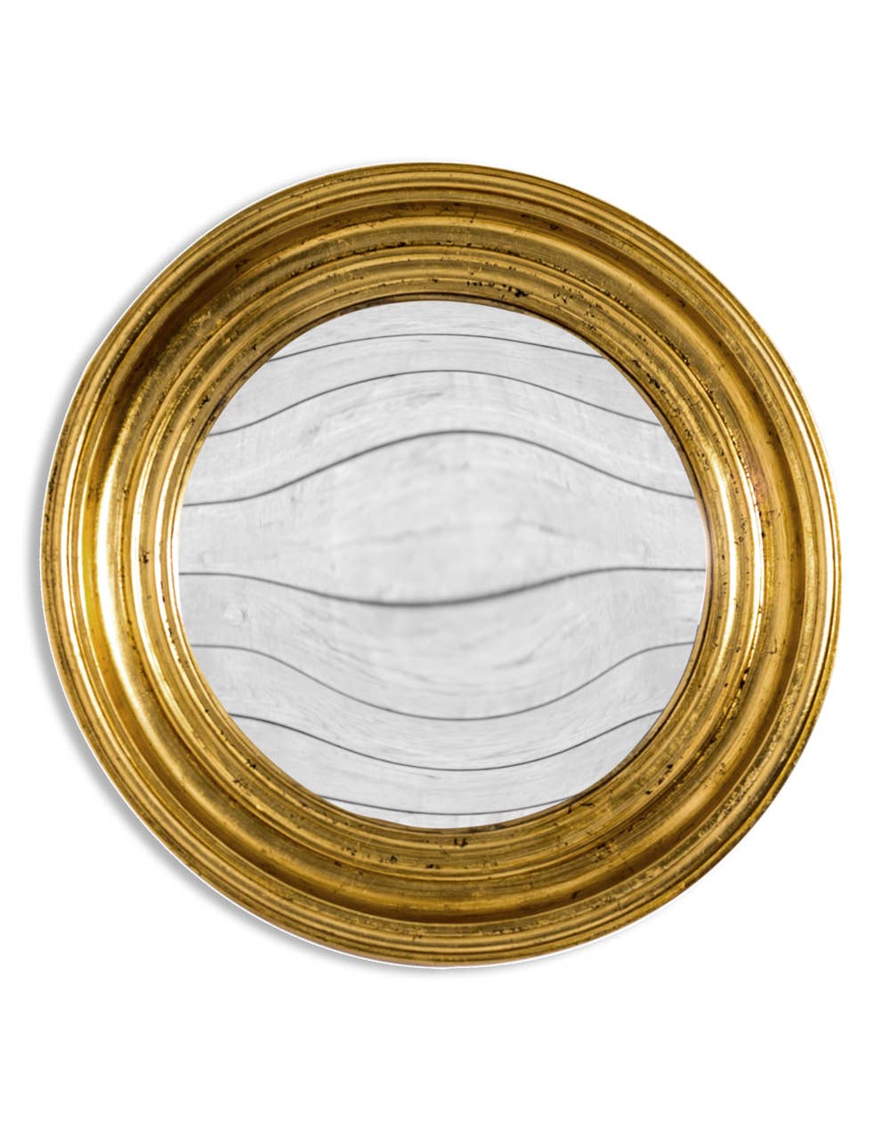Large Vintage Style Wall Round Antique Gold Convex Mirror