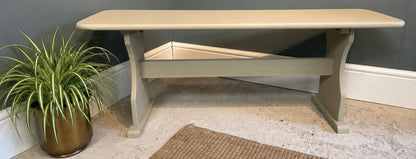 Rustic Pine Painted Bench