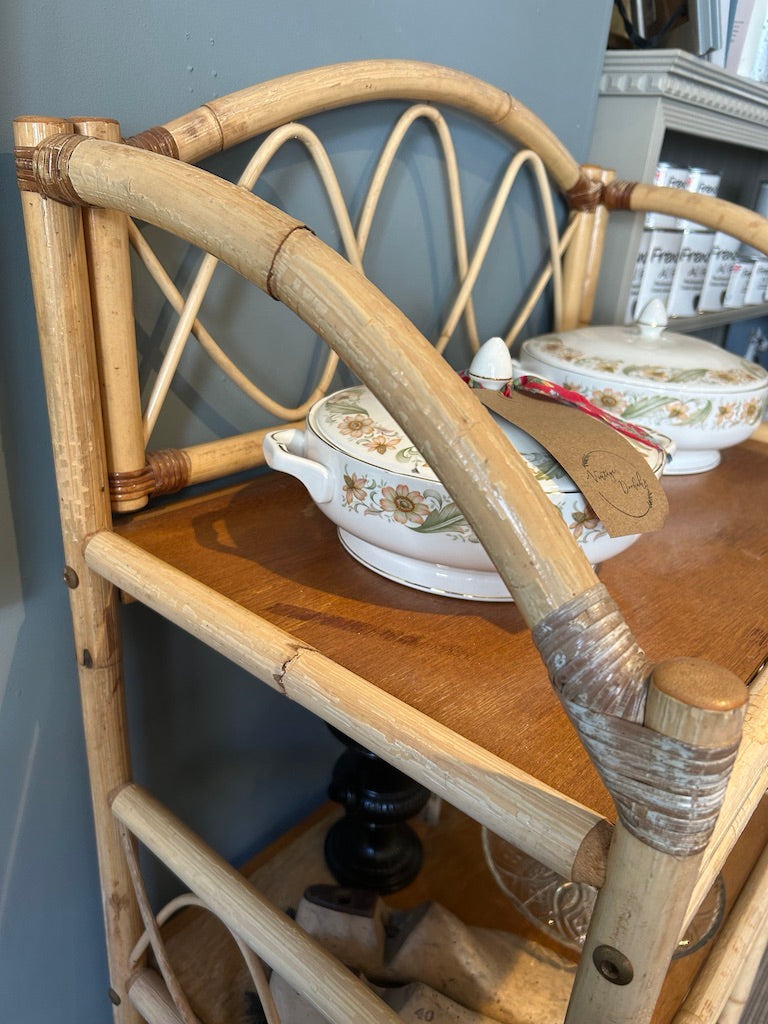 Vintage Bamboo Shelves (Large)