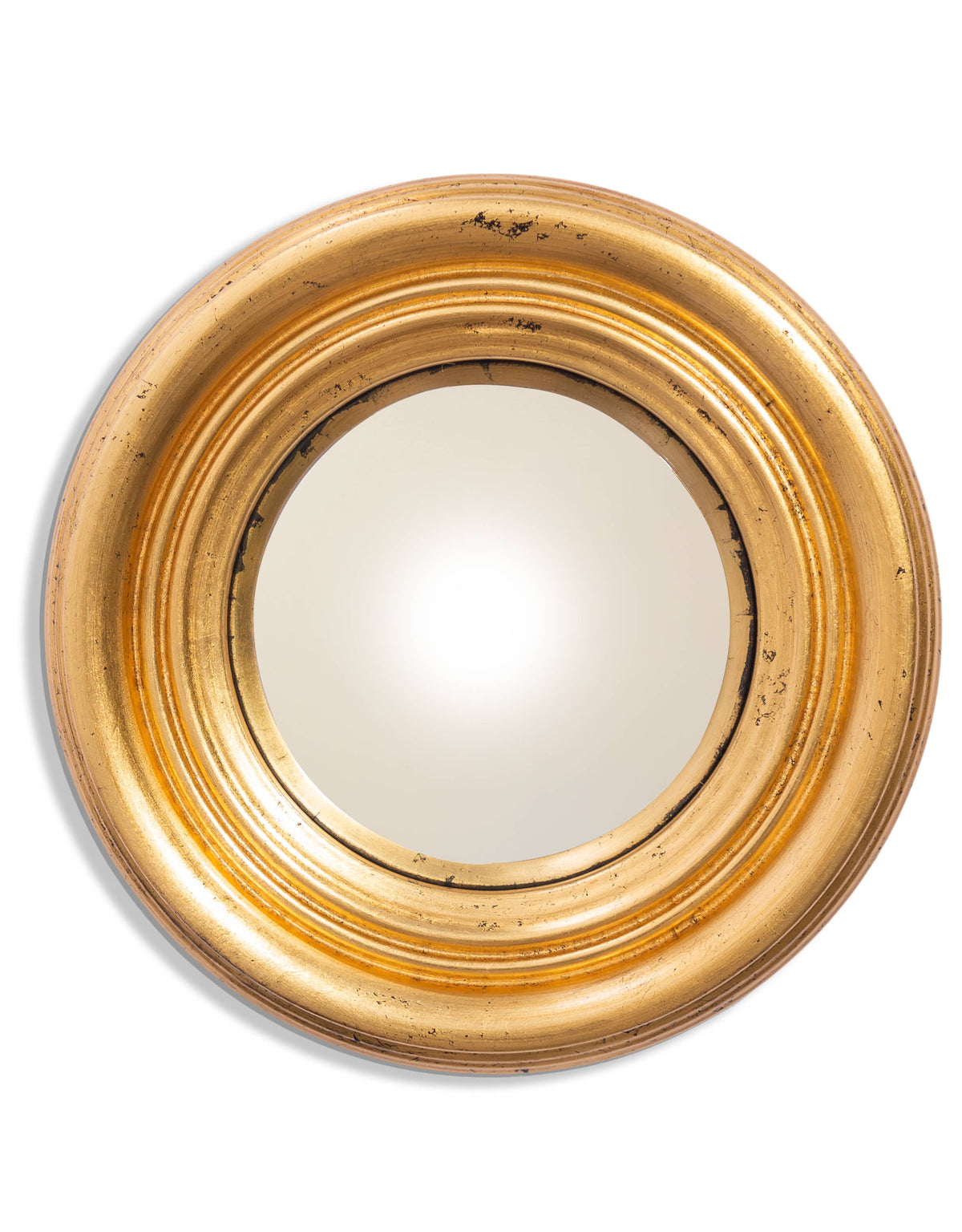 Small Round Gold 25cm Convex Mirror - Perfect for Gallery Wall