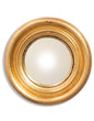 Small Round Gold 25cm Convex Mirror - Perfect for Gallery Wall