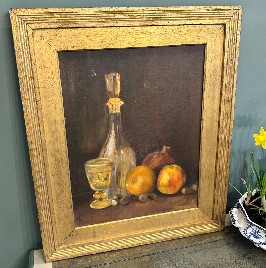 Antique Framed Still Life Painting