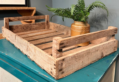 Vintage Rustic Wooden Apple Crate