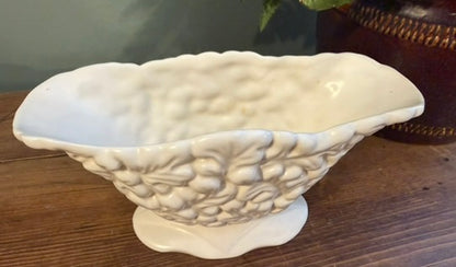 Vintage  Pottery White Mantel Vase