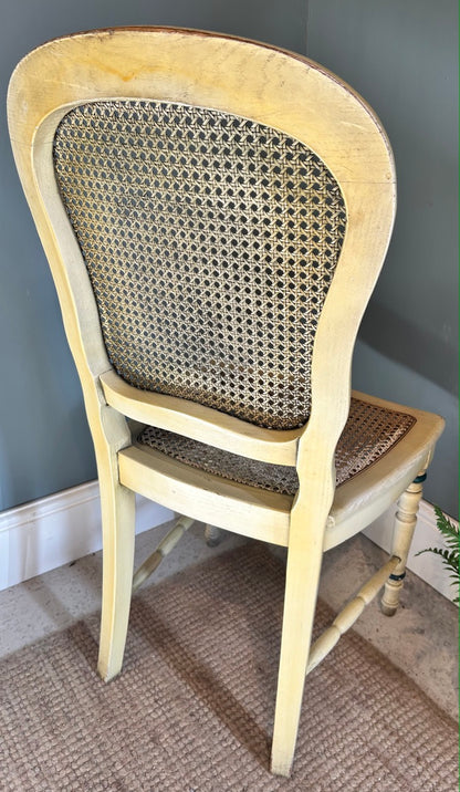 French Vintage Painted Dinning Chairs