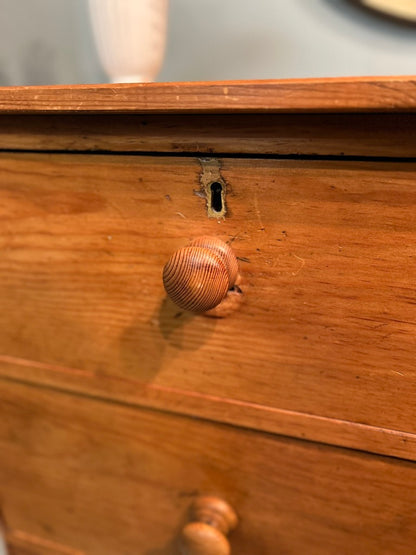Large Antique Pine Chest of Drawers