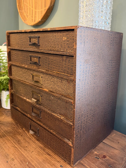 Vintage Mid Century Desk Top Drawers