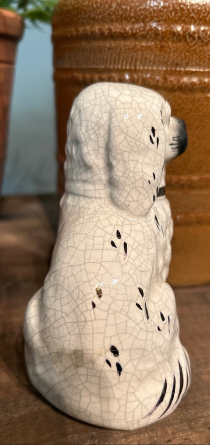 Small Vintage Staffordshire Dog
