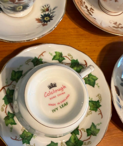 Job lot 15 Pretty Vintage Tea Cups & Saucers- Ideal for use at Tea Parties