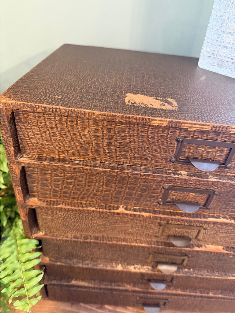 Vintage Mid Century Desk Top Drawers